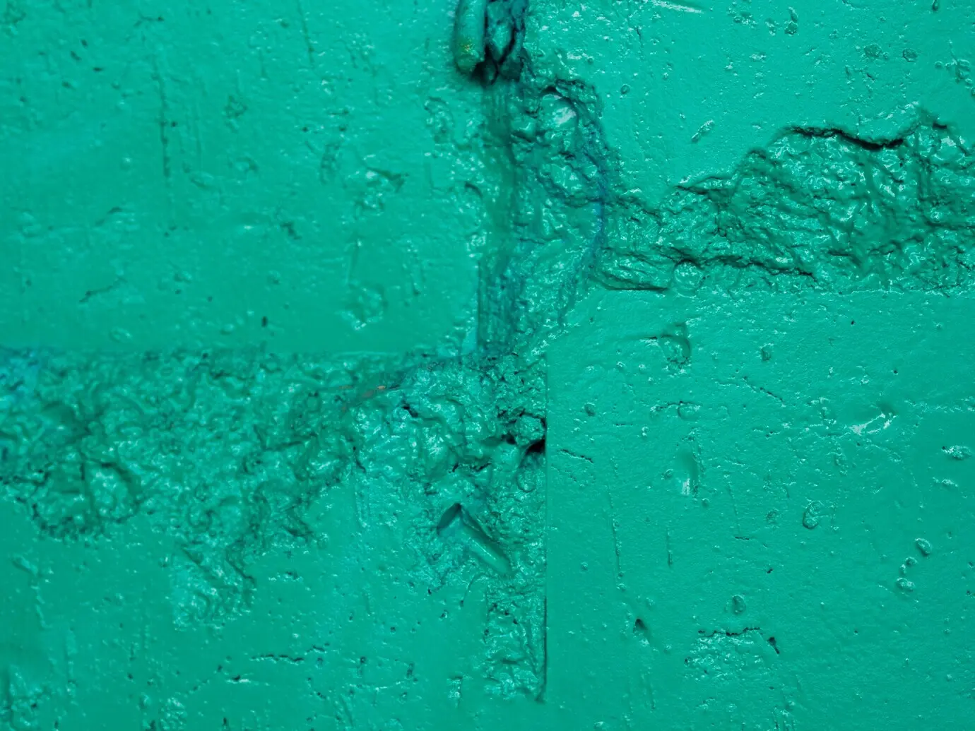 Close-up van een gekleurd, getextureerd oppervlak